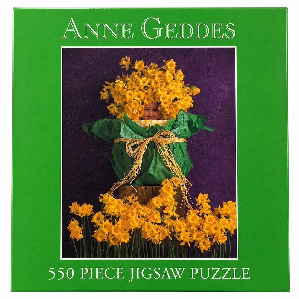Ceaco Anne Geddes Sunflowers‎ 550 Pieces Puzzle NEW
